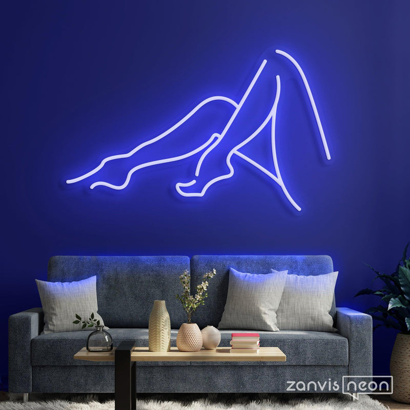 Sexy Female Legs Neon Sign - Custom Neon Signs | LED Neon Signs | Zanvis Neon®