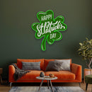 Four-Leaf Clover Saint Patrick Day LED Neon Signs - Custom Neon Signs | LED Neon Signs | Zanvis Neon®