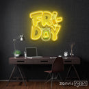 Friday Led Neon Acrylic Artwork - Custom Neon Signs | LED Neon Signs | Zanvis Neon®