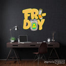 Friday Led Neon Acrylic Artwork - Custom Neon Signs | LED Neon Signs | Zanvis Neon®
