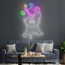 Galaxy Brain Multi Color Neon Sign - Custom Neon Signs | LED Neon Signs | Zanvis Neon®