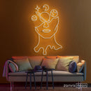 Galaxy Brain Neon Sign - Custom Neon Signs | LED Neon Signs | Zanvis Neon®