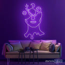 Galaxy Brain Neon Sign - Custom Neon Signs | LED Neon Signs | Zanvis Neon®