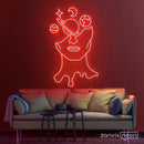 Galaxy Brain Neon Sign - Custom Neon Signs | LED Neon Signs | Zanvis Neon®