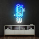 Gameboy Led Neon Acrylic Artwork - Custom Neon Signs | LED Neon Signs | Zanvis Neon®