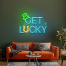 Get Lucky Saint Patrick Day LED Neon Signs - Custom Neon Signs | LED Neon Signs | Zanvis Neon®