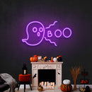 Ghost boo Led Neon Sign Halloween Light Decor
