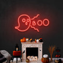 Ghost boo Led Neon Sign Halloween Light Decor