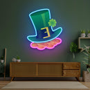Gold Coins under Hat Saint Patrick Day LED Neon Signs - Custom Neon Signs | LED Neon Signs | Zanvis Neon®