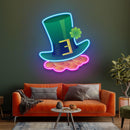Gold Coins under Hat Saint Patrick Day LED Neon Signs - Custom Neon Signs | LED Neon Signs | Zanvis Neon®
