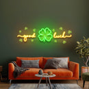 Good Luck Clover Saint Patrick Day LED Neon Signs - Custom Neon Signs | LED Neon Signs | Zanvis Neon®