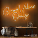Good Vibes Only Neon Sign - Custom Neon Signs | LED Neon Signs | Zanvis Neon®
