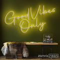 Good Vibes Only Neon Sign - Custom Neon Signs | LED Neon Signs | Zanvis Neon®