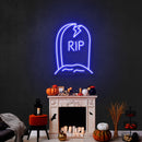 Grave Rip Led Neon Sign Halloween Light Decor