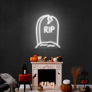 Grave Rip Led Neon Sign Halloween Light Decor