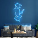 Guitar Space Neon Sign - Custom Neon Signs | LED Neon Signs | Zanvis Neon®