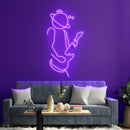 Guitar Space Neon Sign - Custom Neon Signs | LED Neon Signs | Zanvis Neon®
