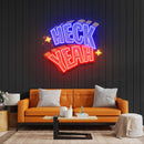 HECK YEAH Led Neon Acrylic Artwork - Custom Neon Signs | LED Neon Signs | Zanvis Neon®