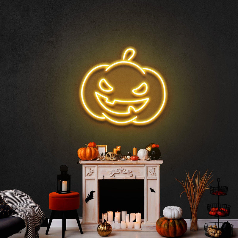 Pumpkin Led Neon Sign Halloween Light Decor