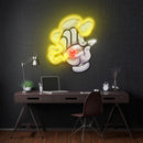 Hand Smoker Led Neon Acrylic Artwork - Custom Neon Signs | LED Neon Signs | Zanvis Neon®