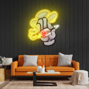 Hand Smoker Led Neon Acrylic Artwork - Custom Neon Signs | LED Neon Signs | Zanvis Neon®