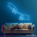 Hand Of God Neon Sign - Custom Neon Signs | LED Neon Signs | Zanvis Neon®