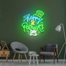 Happy Saint Patrick Day LED Neon Signs - Custom Neon Signs | LED Neon Signs | Zanvis Neon®