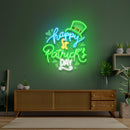 Happy Saint Patrick Day LED Neon Signs - Custom Neon Signs | LED Neon Signs | Zanvis Neon®