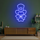 Hat On Clover Saint Patrick Day LED Neon Signs - Custom Neon Signs | LED Neon Signs | Zanvis Neon®