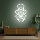 Hat On Clover Saint Patrick Day LED Neon Signs - Custom Neon Signs | LED Neon Signs | Zanvis Neon®