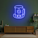 Hat Beer Saint Patrick Day LED Neon Signs Lights - Custom Neon Signs | LED Neon Signs | Zanvis Neon®