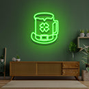 Hat Beer Saint Patrick Day LED Neon Signs Lights - Custom Neon Signs | LED Neon Signs | Zanvis Neon®