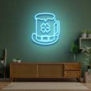 Hat Beer Saint Patrick Day LED Neon Signs Lights - Custom Neon Signs | LED Neon Signs | Zanvis Neon®