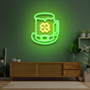 Hat Beer Saint Patrick Day LED Neon Signs Lights - Custom Neon Signs | LED Neon Signs | Zanvis Neon®