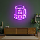 Hat Beer Saint Patrick Day LED Neon Signs Lights - Custom Neon Signs | LED Neon Signs | Zanvis Neon®