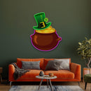 Hat on Gold Saint Patrick Day LED Neon Signs - Custom Neon Signs | LED Neon Signs | Zanvis Neon®