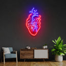 Heart Led Neon Acrylic Artwork - Custom Neon Signs | LED Neon Signs | Zanvis Neon®