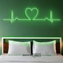 Heart Beat Neon Sign - Custom Neon Signs | LED Neon Signs | Zanvis Neon®