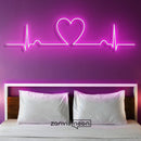Heart Beat Neon Sign - Custom Neon Signs | LED Neon Signs | Zanvis Neon®