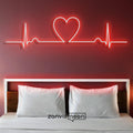 Heart Beat Neon Sign - Custom Neon Signs | LED Neon Signs | Zanvis Neon®