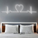 Heart Beat Neon Sign - Custom Neon Signs | LED Neon Signs | Zanvis Neon®