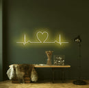 Heartbeat Neon Sign - Custom Neon Signs | LED Neon Signs | Zanvis Neon®