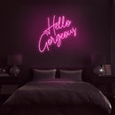 Hello Gorgeous Neon Sign - Custom Neon Signs | LED Neon Signs | Zanvis Neon®