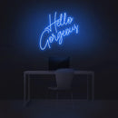 Hello Gorgeous Neon Sign - Custom Neon Signs | LED Neon Signs | Zanvis Neon®