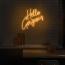 Hello Gorgeous Neon Sign - Custom Neon Signs | LED Neon Signs | Zanvis Neon®