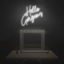 Hello Gorgeous Neon Sign - Custom Neon Signs | LED Neon Signs | Zanvis Neon®
