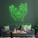 Hold Face Neon Sign - Custom Neon Signs | LED Neon Signs | Zanvis Neon®