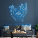 Hold Face Neon Sign - Custom Neon Signs | LED Neon Signs | Zanvis Neon®