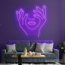 Hold Face Neon Sign - Custom Neon Signs | LED Neon Signs | Zanvis Neon®