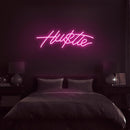 HU$TLE Neon Sign - Custom Neon Signs | LED Neon Signs | Zanvis Neon®
